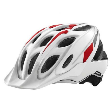 Casque Exempt blanc/rouge Giant Casque Exempt blanc/rouge Giant