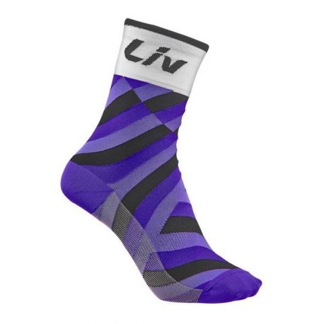 Chaussettes LIV RACE DAY blanc/violet 2017 Chaussettes LIV RACE DAY blanc/violet 2017