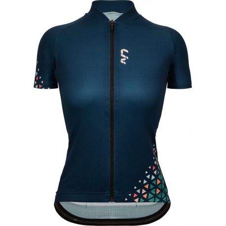 Maillot MC Liv Valentia Bleu Géométry Maillot MC Liv Valentia Bleu Géométry