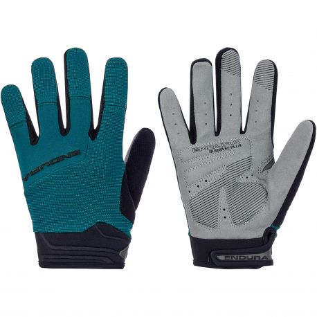 Gants longs Womens Hummvee Plus II Vert Endura Gants longs Womens Hummvee Plus II Vert Endura